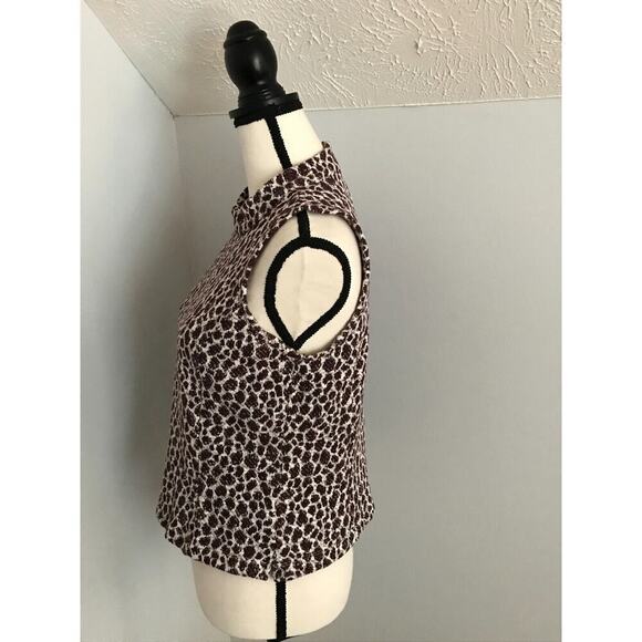 Anthropologie Akemi + Kin Sleeveless Leopard Top - Size Small - Picture 3 of 9